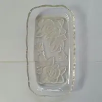 ظرف سرو کریستال سوگا ژاپن مدل گل رز 