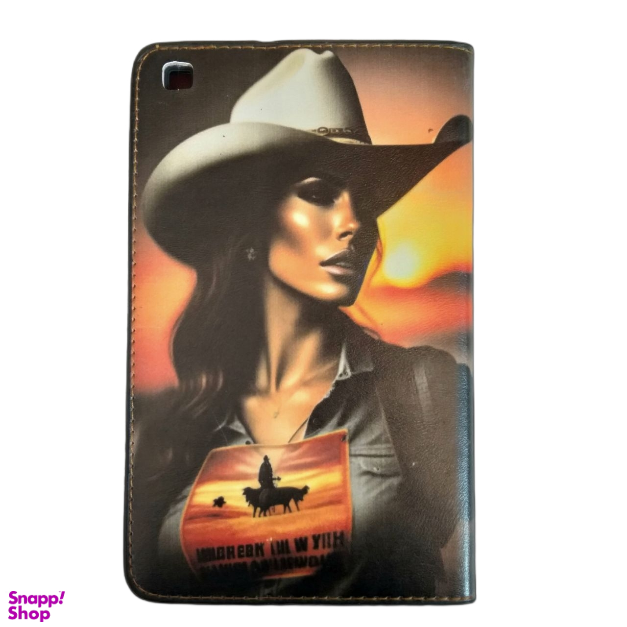 کیف تبلت کلاسوری مدل دختر کلاهدار مناسب سامسونگ Galaxy tab A T290-T295