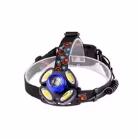 چراغ پیشانی شارژی 5 لامپ مدل ROTARY ZOOM-آبی