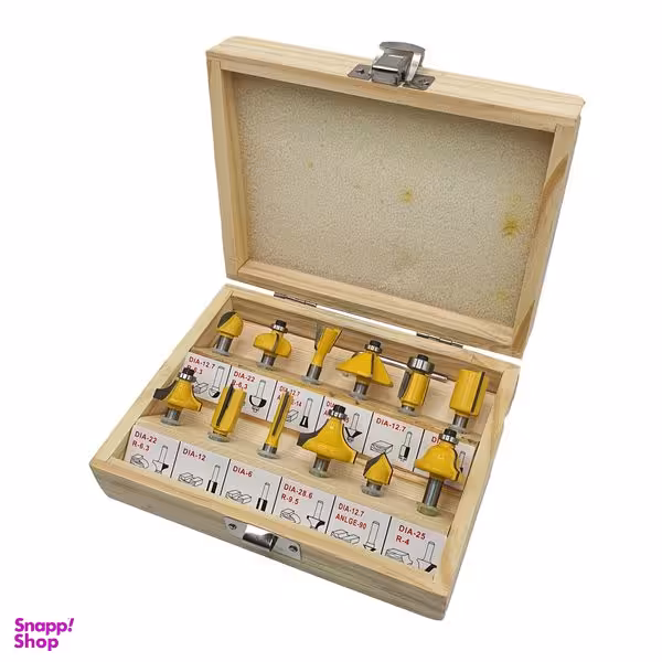 مته اورفرز کد ghr17 مجموعه 12 عددی