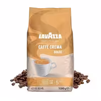 دانه قهوه لاوازا کافه کرما دولچه