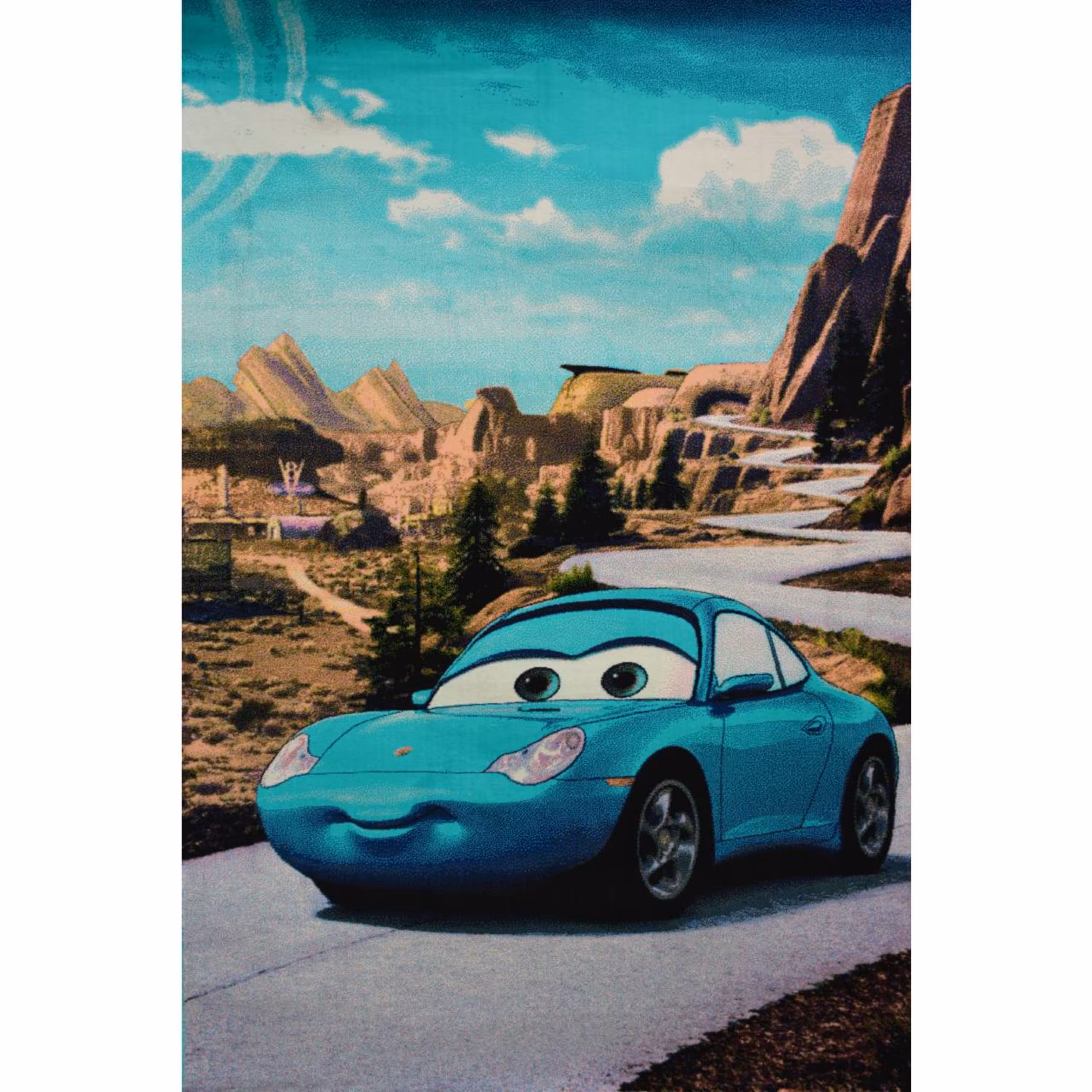 فرش کودک افرند مدل ماشین ها کد 166 (چهار متری)