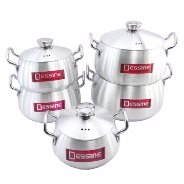 سرویس قابلمه 10 پارچه دسینه مدل مژدبای
