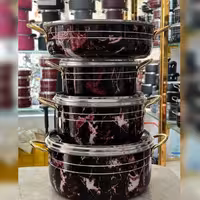 سرویس قابلمه 7 پارچه طرح سنگ برند روژینا 