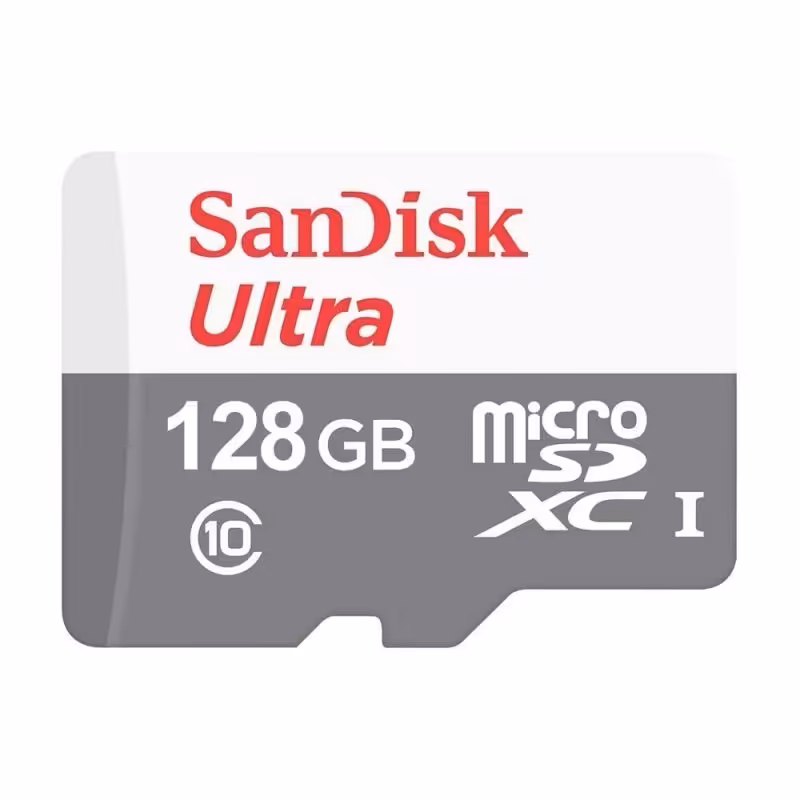 کارت حافظه microSDXC سن دیسک مدل Ultra کلاس 10 استاندارد UHS-I U1 سرعت 100MBps ظرفیت 128 گیگابایت