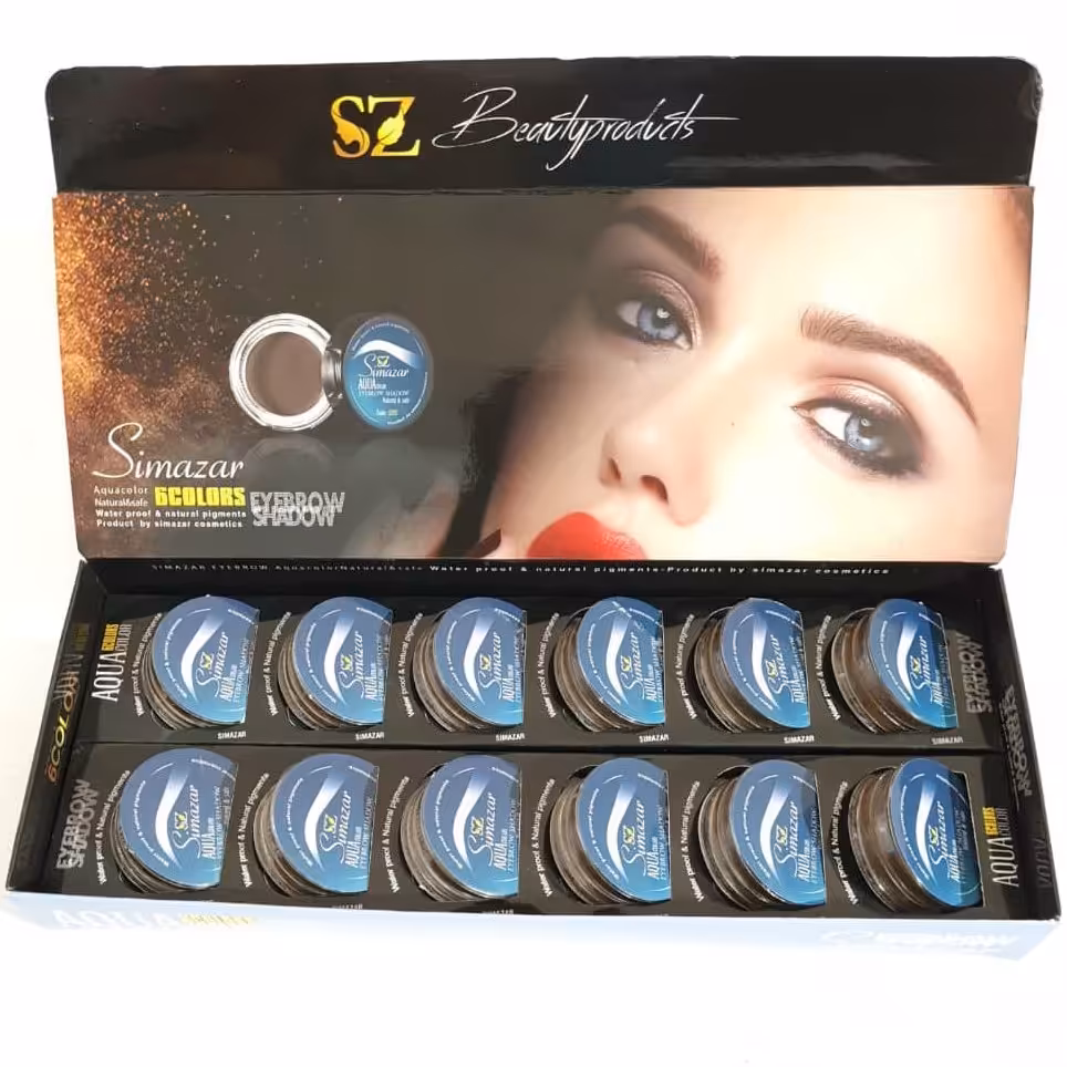 سایه ابرو گیاهی کد 1 رنگ زیتونی محصول شرکت سیمازر 