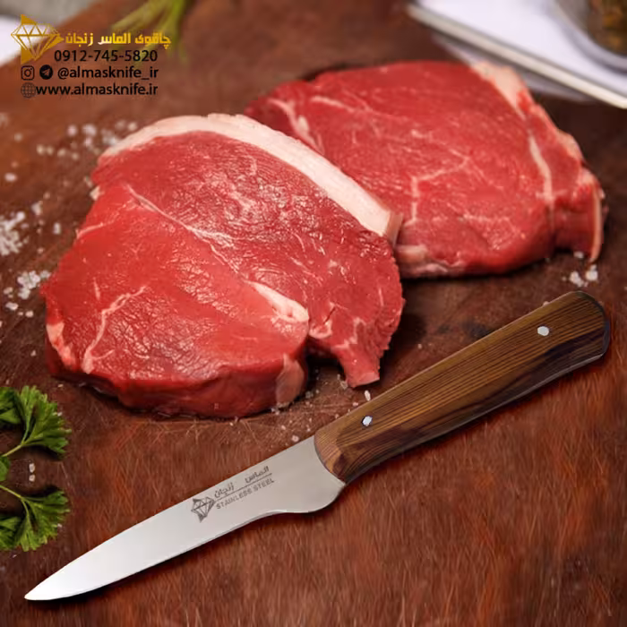 کارد فیله استیل الماس زنجان(بسیار تیز وضد آب)