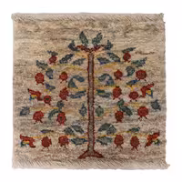 گبه دستبافت طرح گل اناری کد 4010920