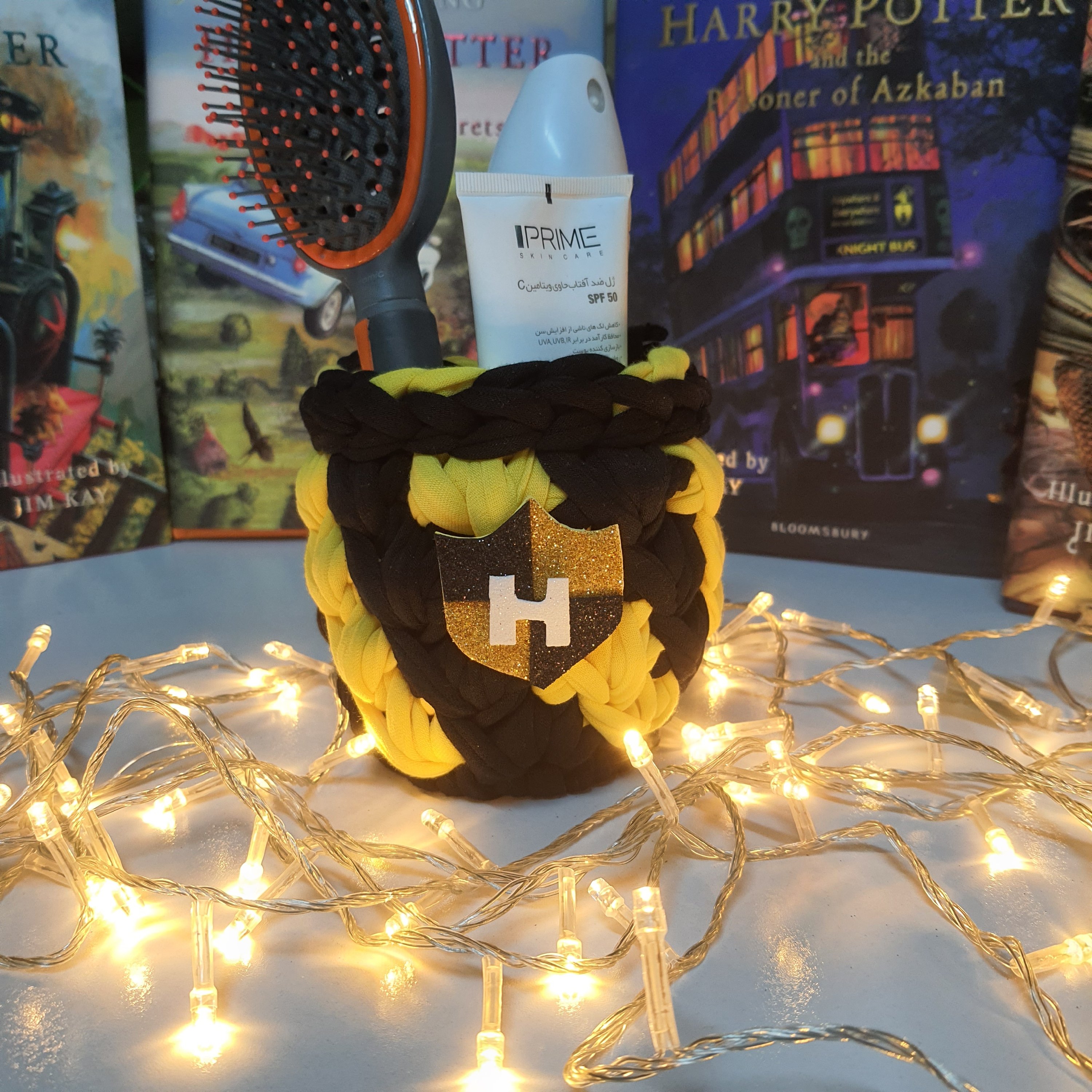 جا مدادی تریکو گروهبندی هافلپاف از مجموعه هری پاتر زرد و سیاه