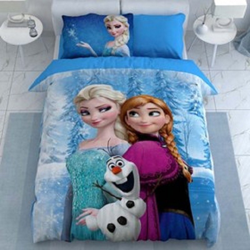 سرویس لحاف روتختی ترکسان کد  D40  یک نفره 4 تکه با پارچه تنسل گیاهی ارسال رایگان