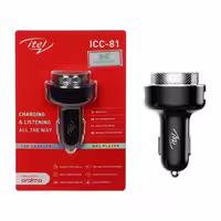 شارژر فندکی و پخش کننده بلوتوثی دو پورت itel مدل ICC-81
