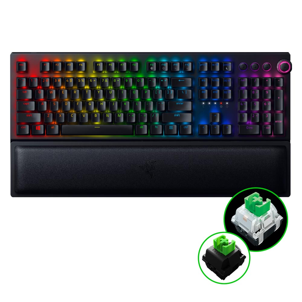 کیبورد گیمینگ ریزر مدل BLACKWIDOW V3 PRO