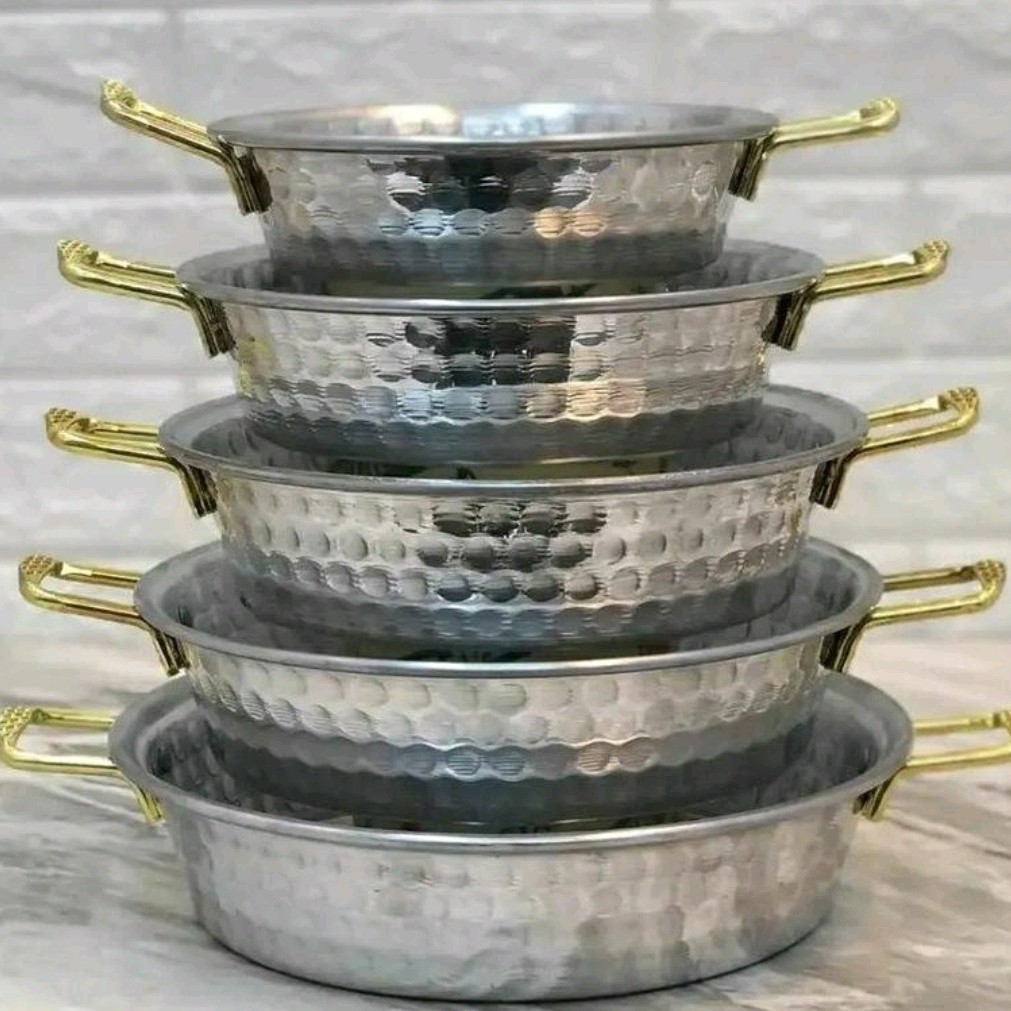 تابه روحی 5تایی دسته طلایی