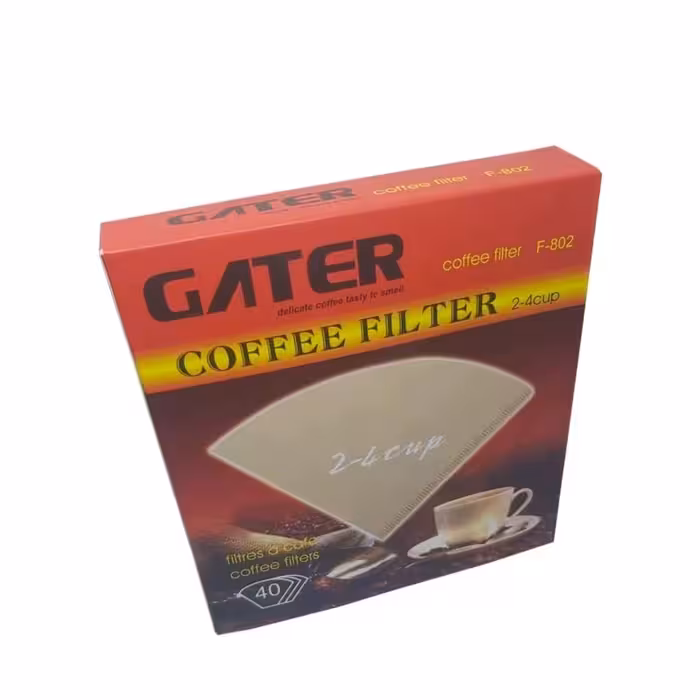 فیلتر قهوه گتر GATER-F802 بسته 40 عددی  CUP2-4
