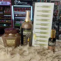 پک کامل شامپو ماسک و روغن کراتین کویین اصلی Keratin Queen محصول انگلیس تاریخ 2026