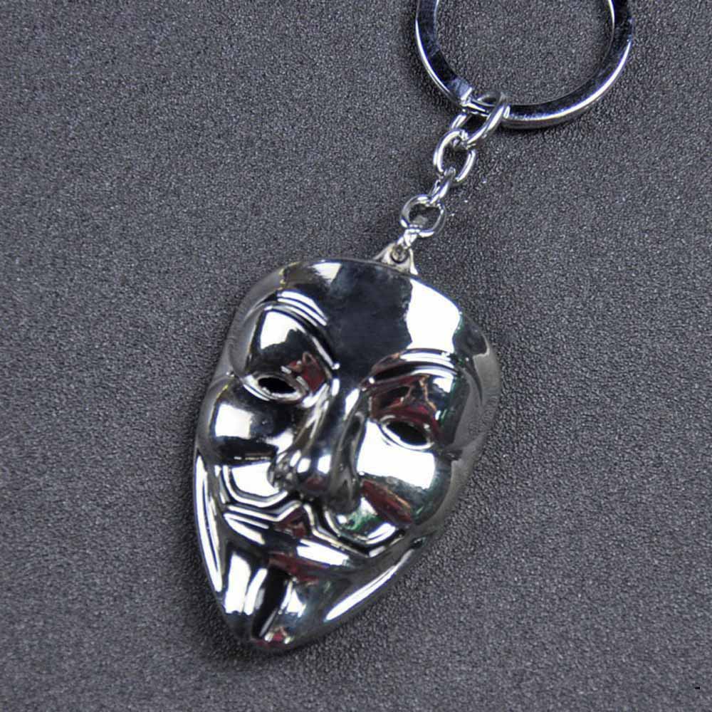 خرید جاکلیدی فلزی آنانیموس در 4 رنگ مختلف | Metal Anonymous KeyChain In 4 Different Color با بهترین قیمت