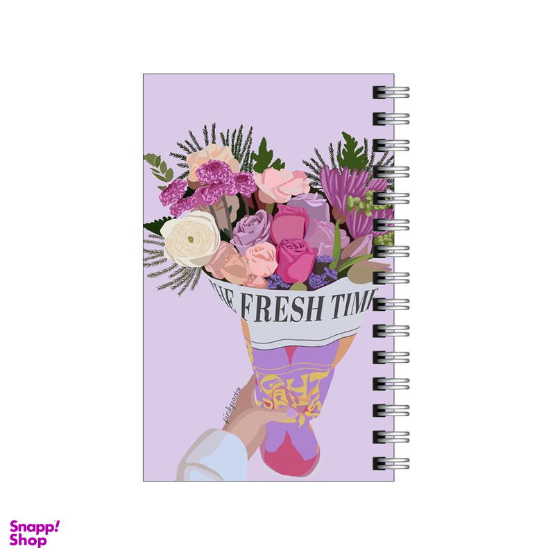 دفترچه یادداشت مدل to do list طرح دسته گل کد 1346029