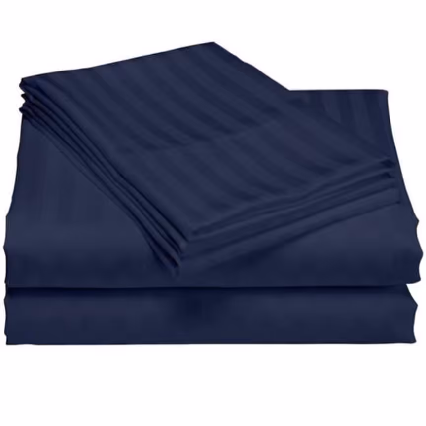 سرویس ملحفه  نخ پنبه مدل SATIN-JACQUARD یک نفره دو تکه عرض 90