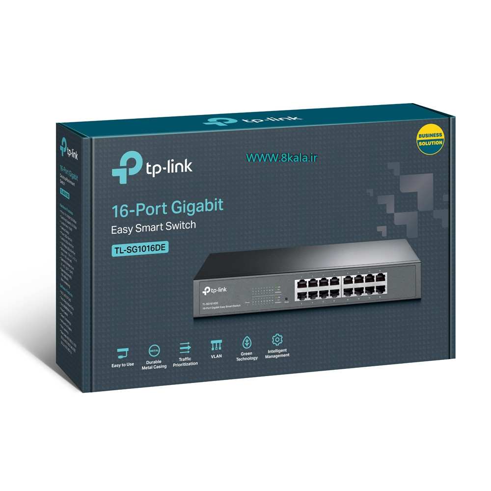 سوییچ 16 پورت گیگابیتی تی پی-لینک مدل TL-SG1016D