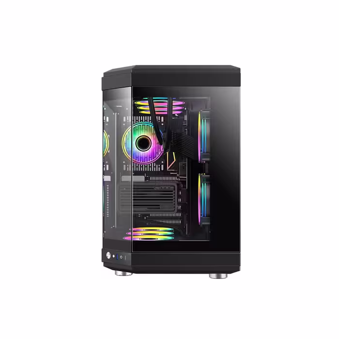 کیس کامپیوتر گیم مکس Hype Black | آبتین مال 19 فروردین 1404