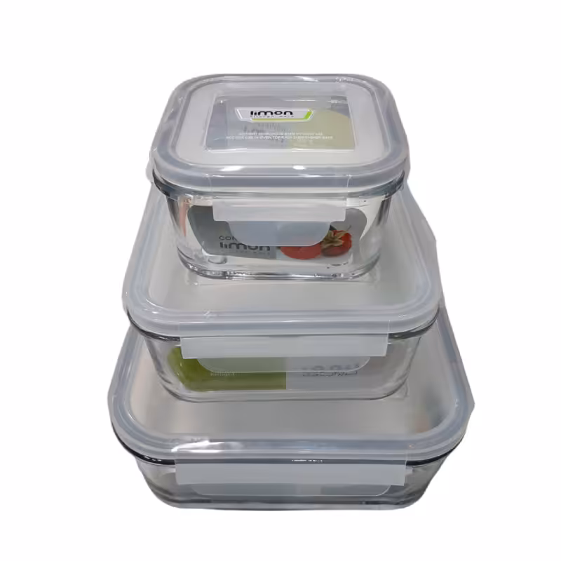 ظرف نگهدارنده لیمون مدل 2048 مجموعه 3 عددی