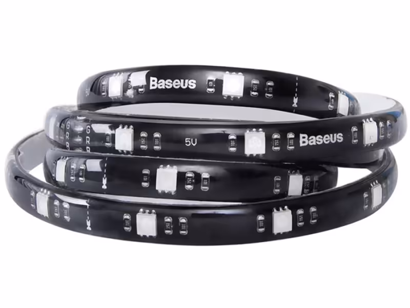 چراغ ال‌ ای‌ دی ریسه‌ای افزایش طول بیسوس Baseus RGB Colorful Light Strip Extension Pack