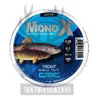نخ ماهیگیری اسپرو مونو سایز 026 کلاف 500متری رنگ سفید(MONOX TROUT026)