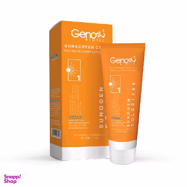 کرم ضد آفتاب ژنوبایوتیک مدل Sunogen حجم 50 میلی لیتر