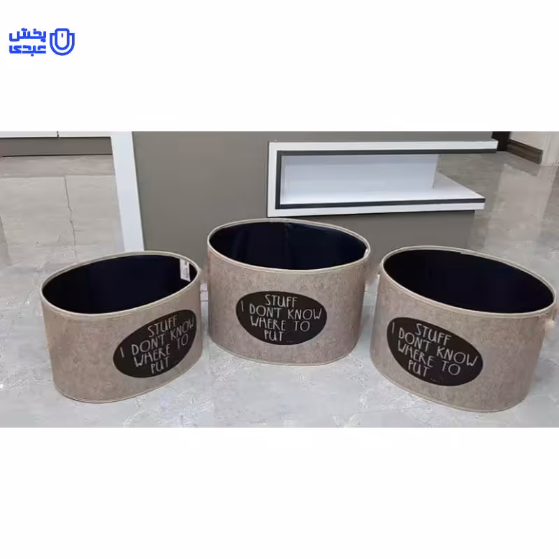 باکس بیضی 3سایز بدون درب