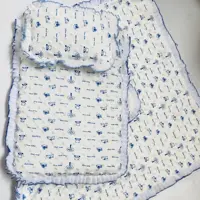 زیرانداز مخمل سه تیکه نوزادی