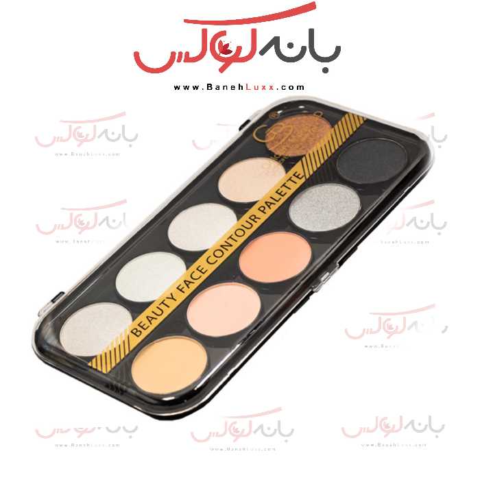 پالت کانتور  10 رنگ گلدن مود فرانسه- بدون سرب با مواد گیاهی سرشته شده با روغن های مینرال و معدنی-بدون ماسیدگی و بافت سبک