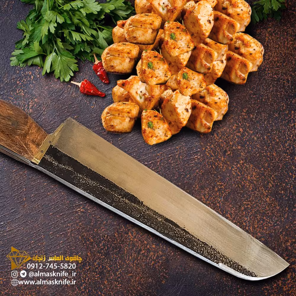 چاقوی جوجه زن فولادی مخصوص گوشت ومرغ