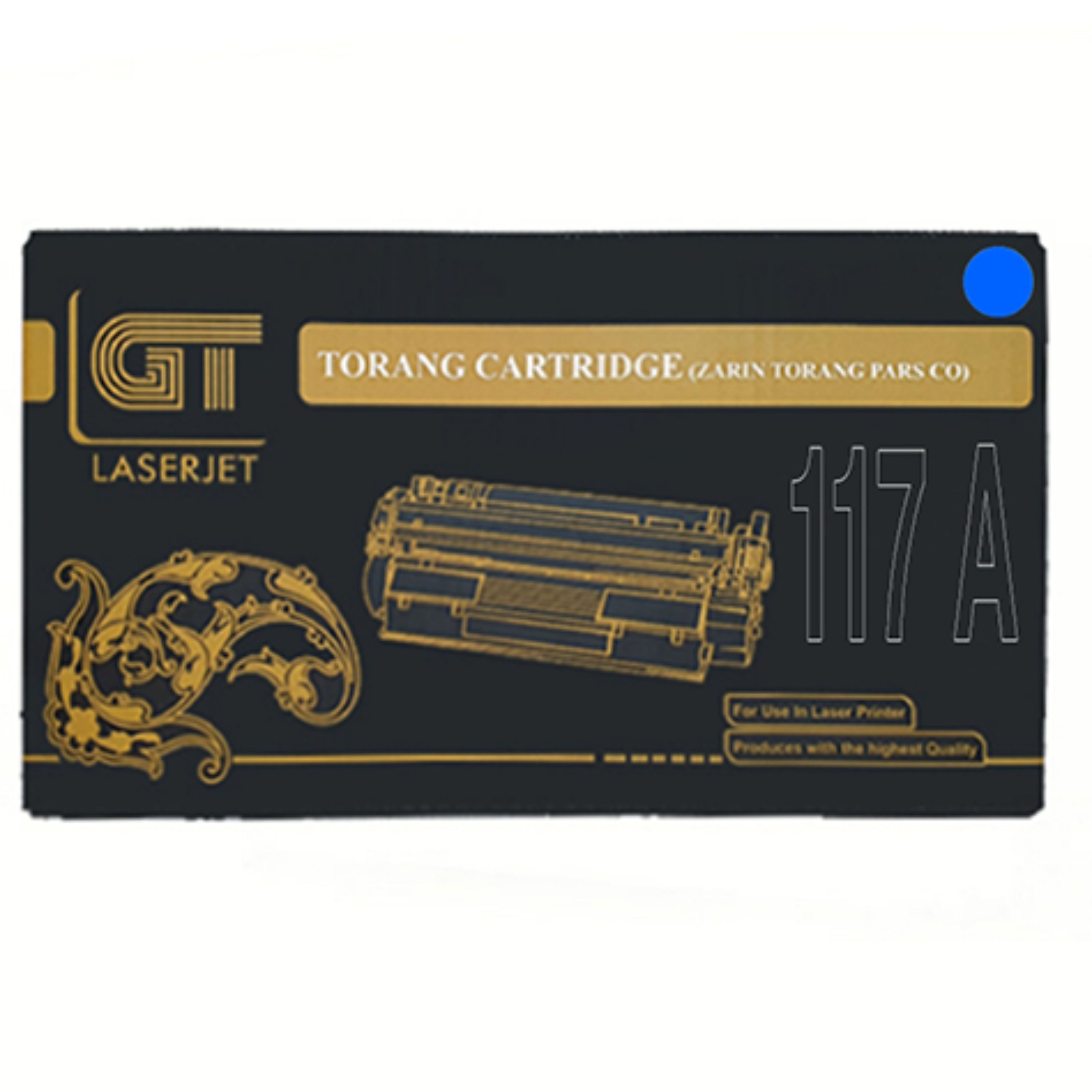 کارتریج تونر لیزری آبی جی تی GT 117A(با ضمانت و گارانتی)