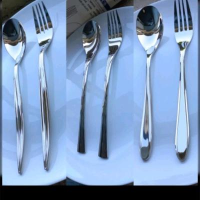 سرویس قاشق و چنگال 24نفره 120 پارچه یونیک آلمان اصل طرحهای جدید براقه