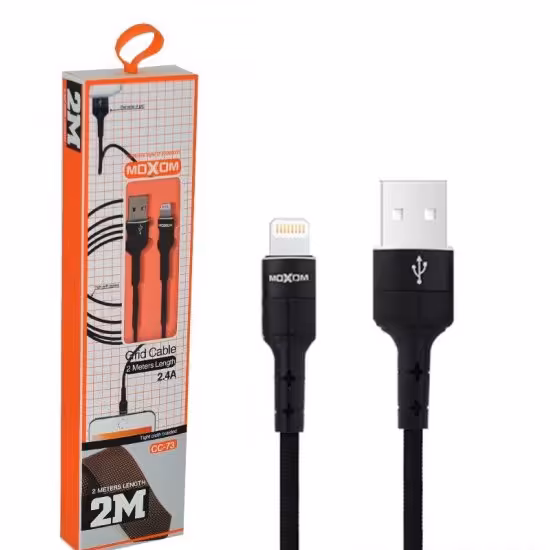 کابل آیفون (lightning) کنفی موکسوم (MoXoM) طول 2 متر مدل CC-73

