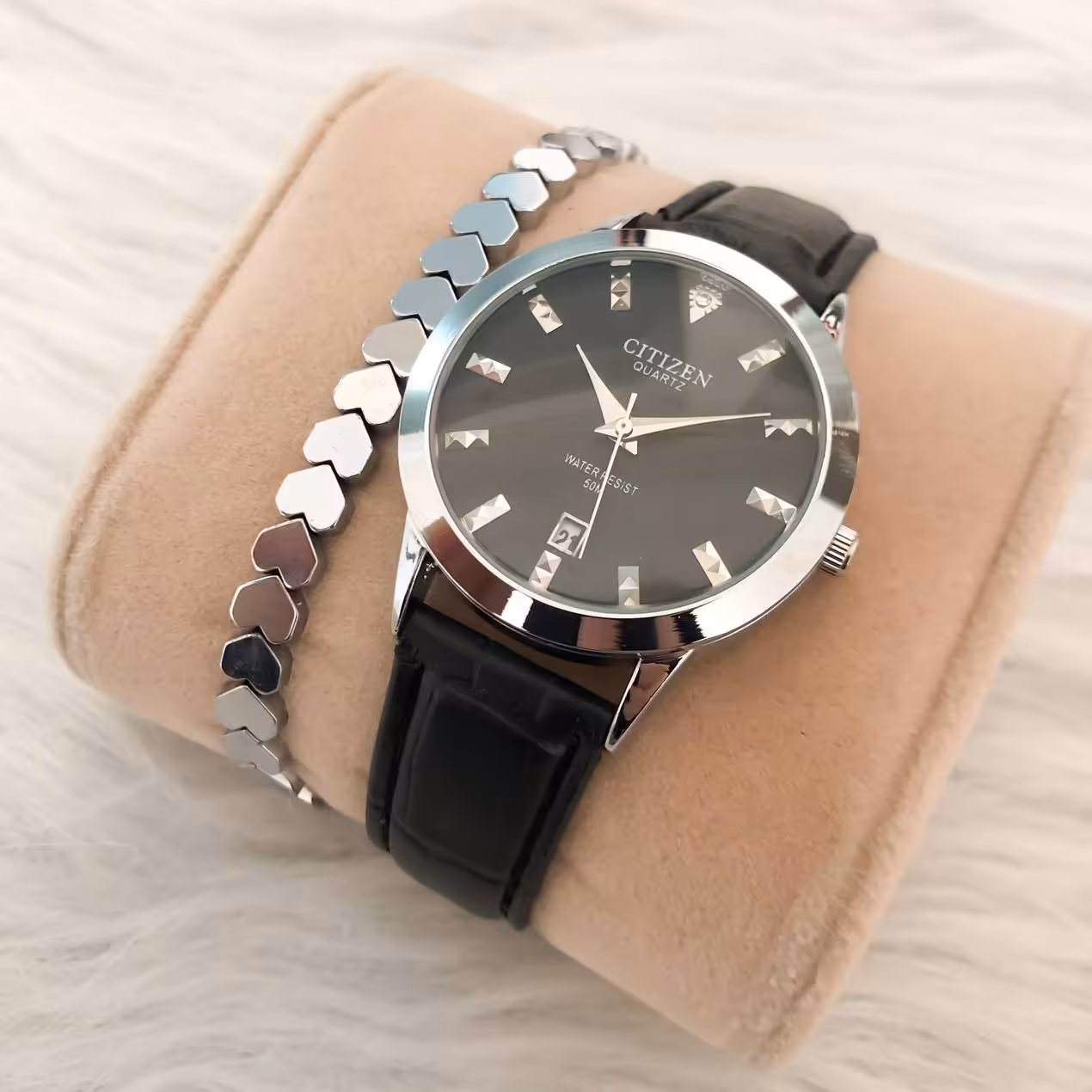  ساعت زنانه بندچرمی مارک سیتیزن 