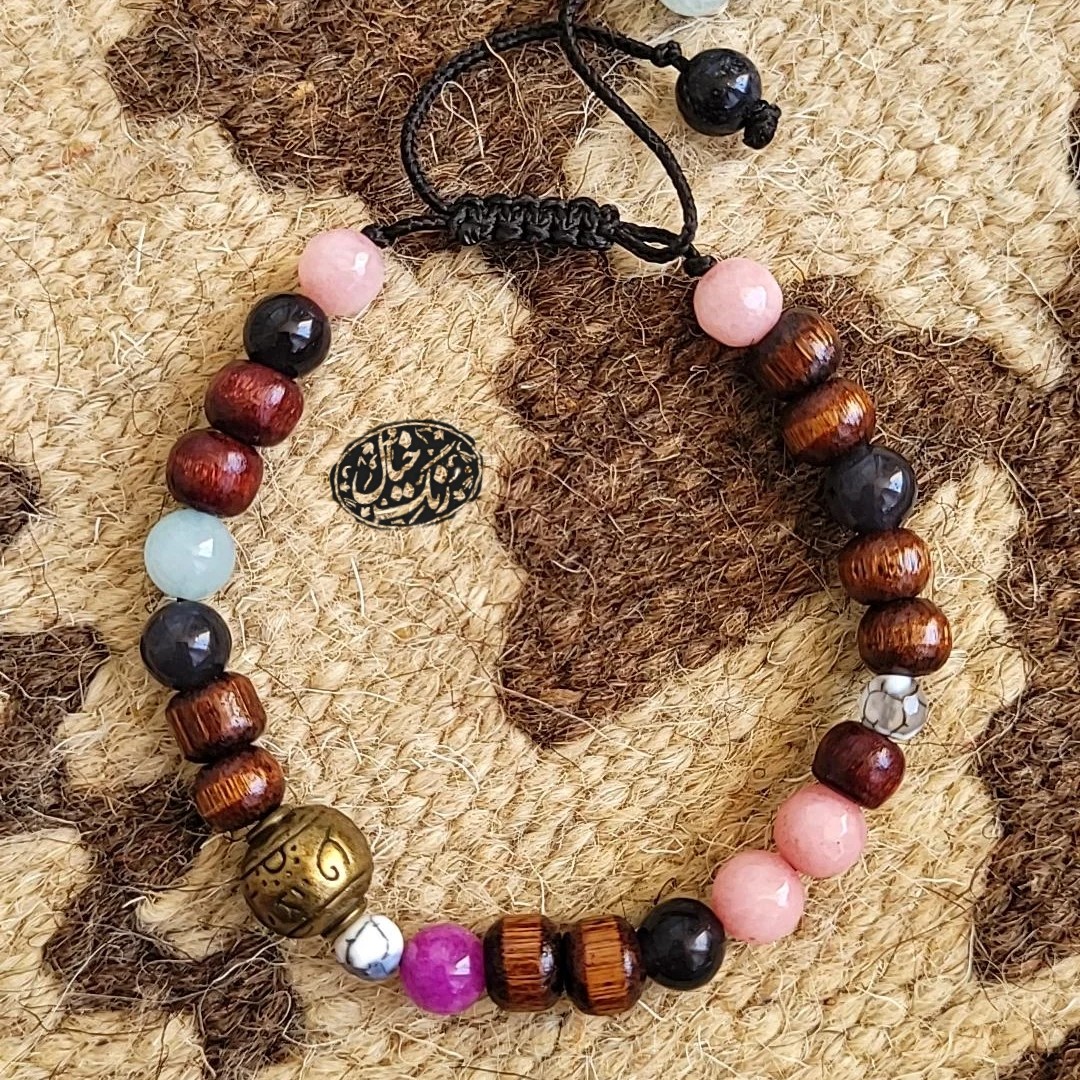 دستبند سنگ و چوب