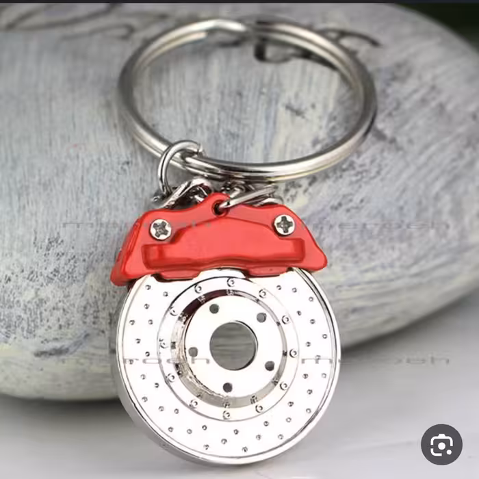 سر کلیدی فلزی طرح دیسک و کالیپر ترمز