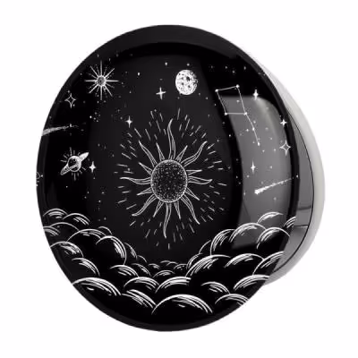 آینه جیبی خندالو طرح فضایی مدل تاشو کد 25165