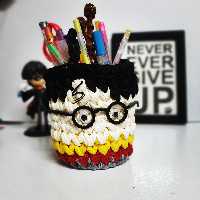 تریکو جا مدادی یا جا ابزاری طرح سر هری پاتر 