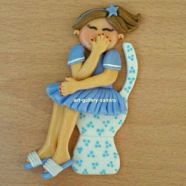 نشانگر درب دستشویی دختر