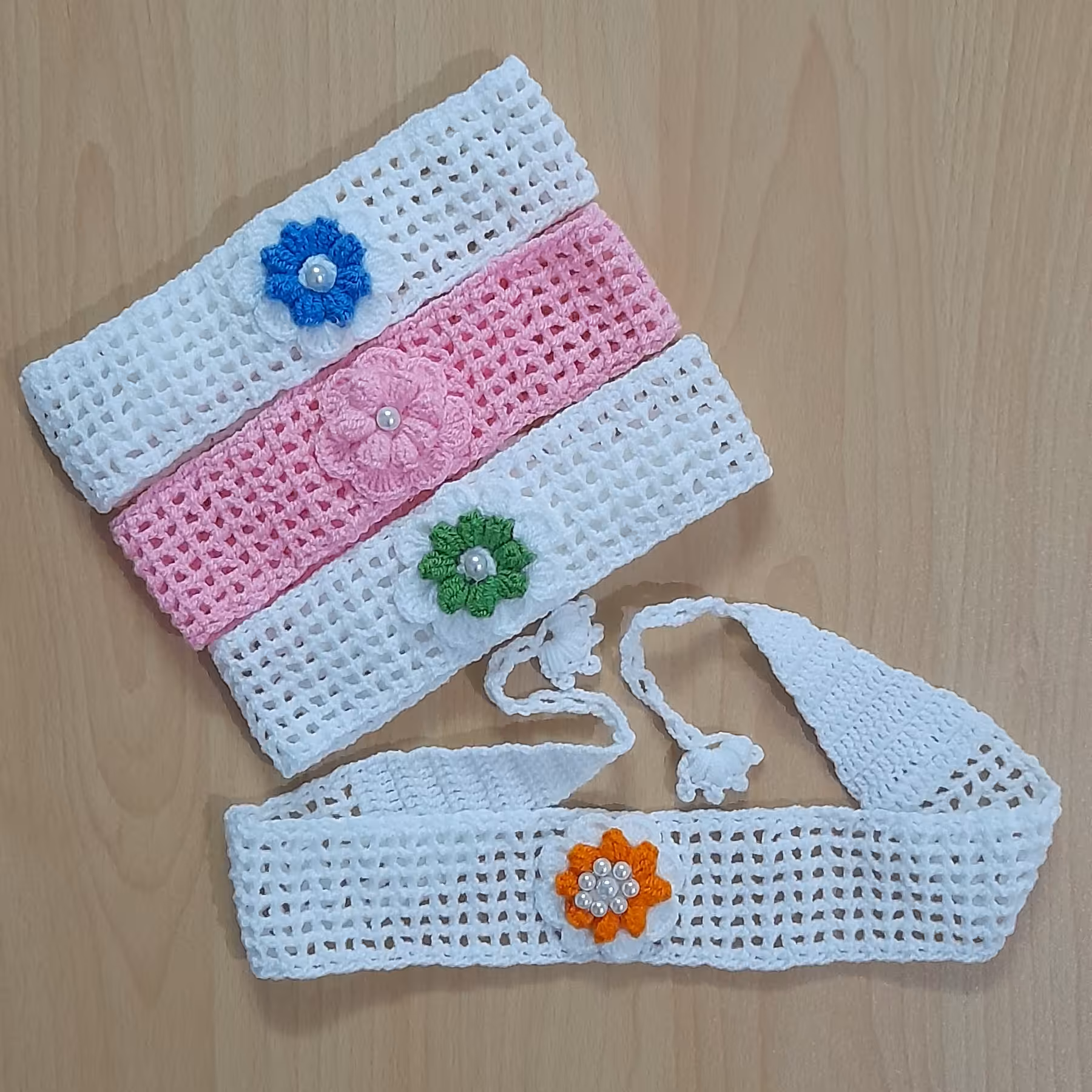 هدبند بافتنی بندی یا بنددار