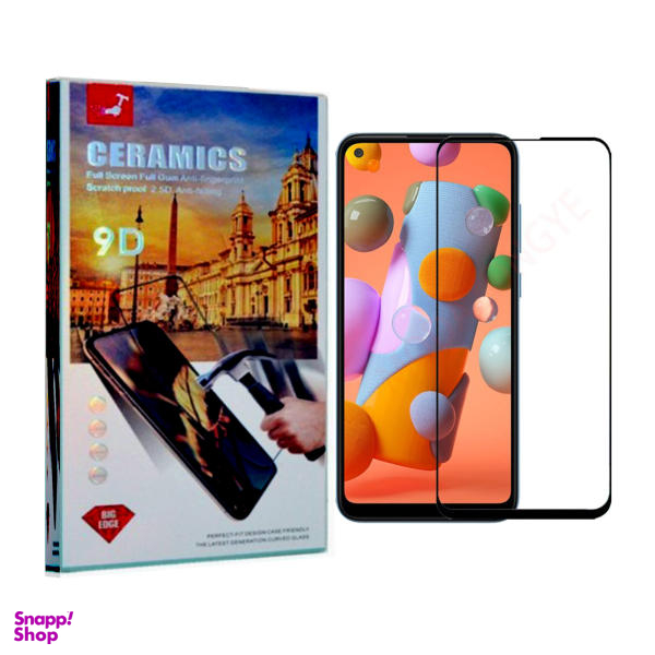 محافظ صفحه سرامیک مدل 9D مناسب گوشی موبایل سامسونگ Galaxy A11