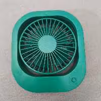 پنکه شارژی دو سرعته چرخش 180 درجه مطابق ویدئو و تصاویر موجودی محدود بسیار باکیفیت باتری قوی