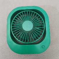 پنکه شارژی دو سرعته چرخش 180 درجه مطابق ویدئو و تصاویر موجودی محدود بسیار باکیفیت باتری قوی