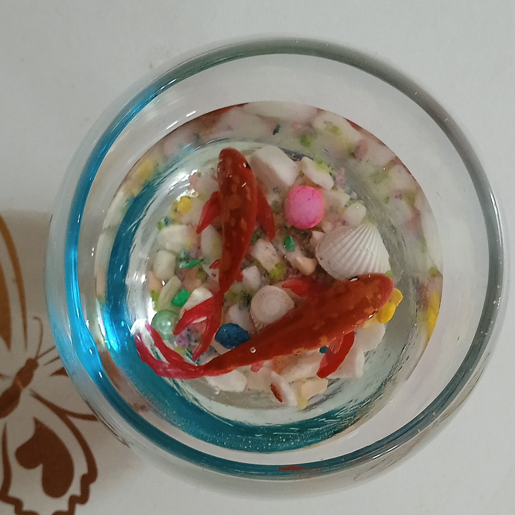 ماهی سه بعدی پایه دار 
