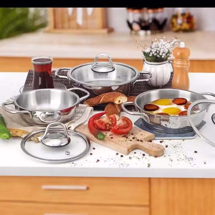 تابه سه سایز 
محصول  ترکیه

درب پیرکس و دار