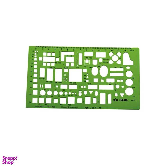 شابلون مبلمان فابل 1-100 شیشه ای