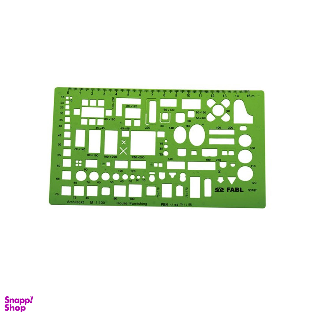 شابلون مبلمان فابل 1-100 شیشه ای