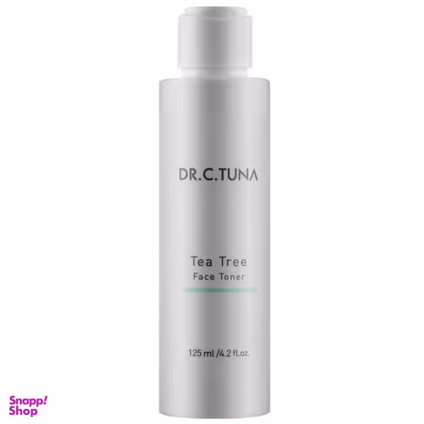 تونر پاک کننده آرایش صورت دکتر سی تونا مدل Tea Tree حجم 125 میلی لیتر